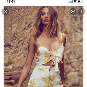 For love & lemons limonada crop top